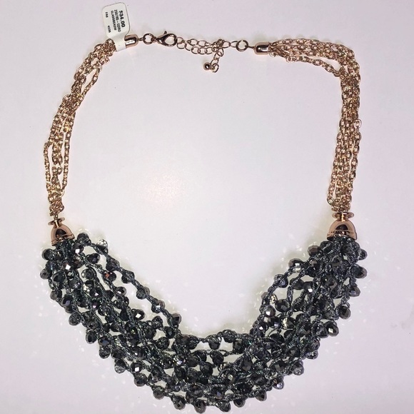 💦Francesca’s Chunky Grey Necklace - Picture 1 of 4